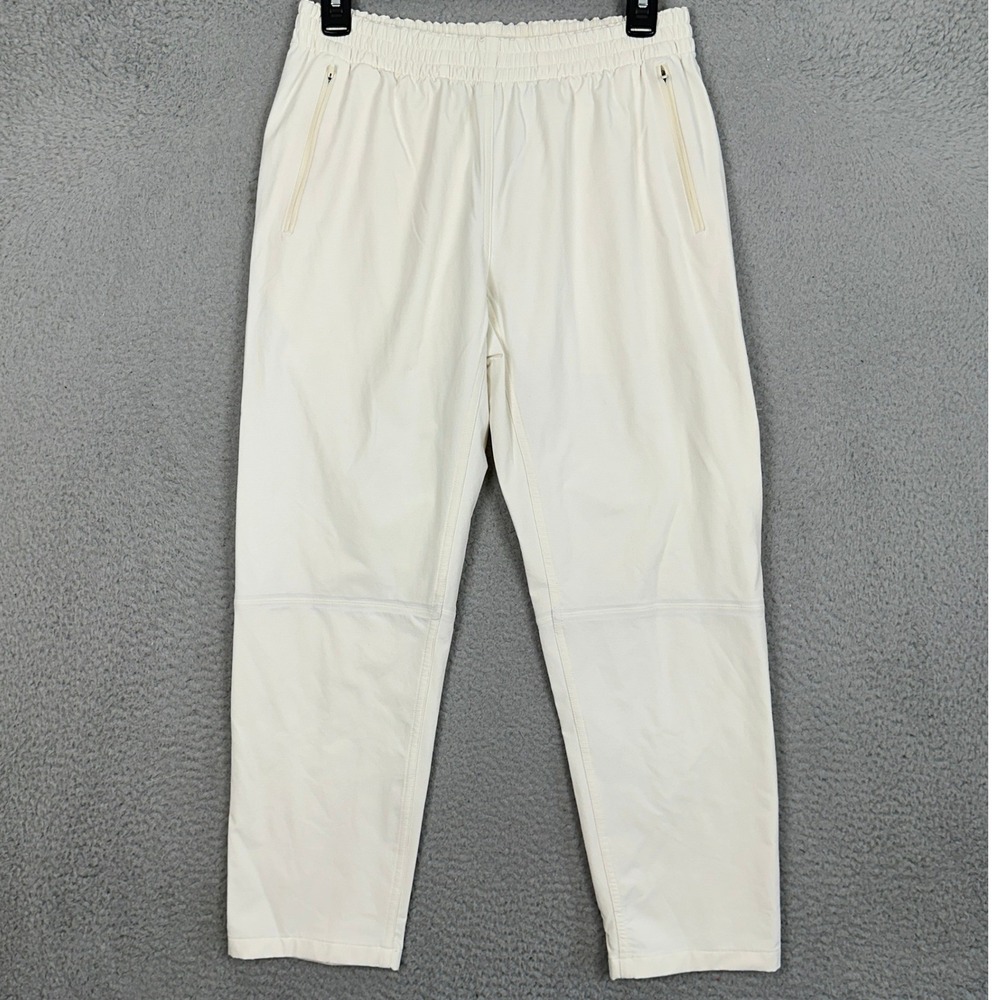 Outdoor Voices Pants Womens Small RecTrek Bone Off-White Hiking Outdoor Tapered